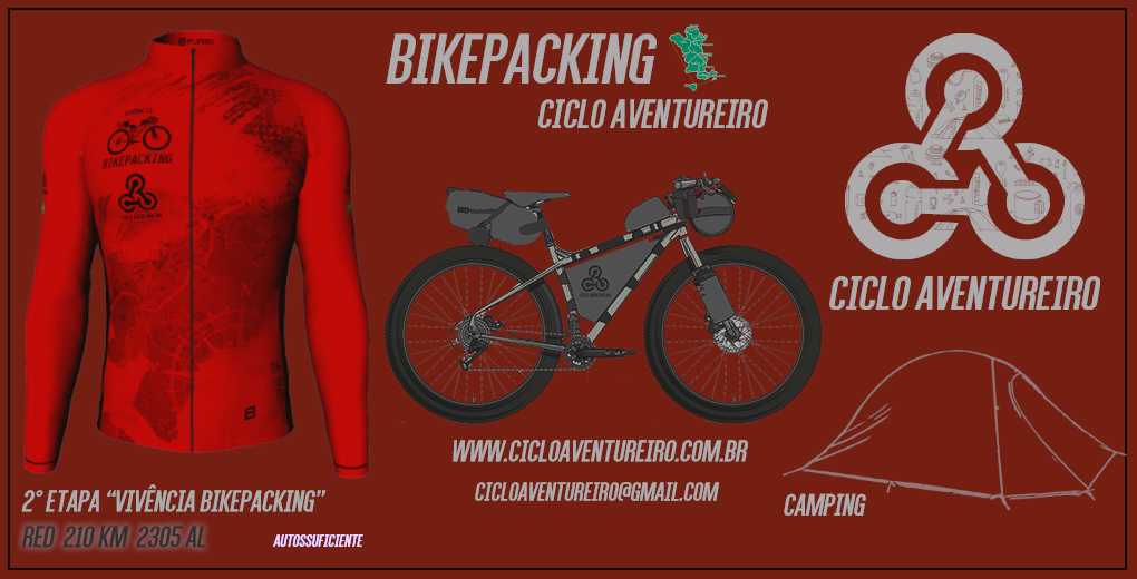 RED oficial todas as cores Bikepacking Oficial 2020 com camisa