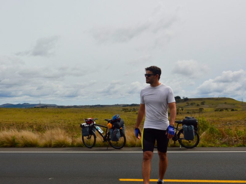 Estradas Cruzadas Chile andando em ruta Cicloaventureiro